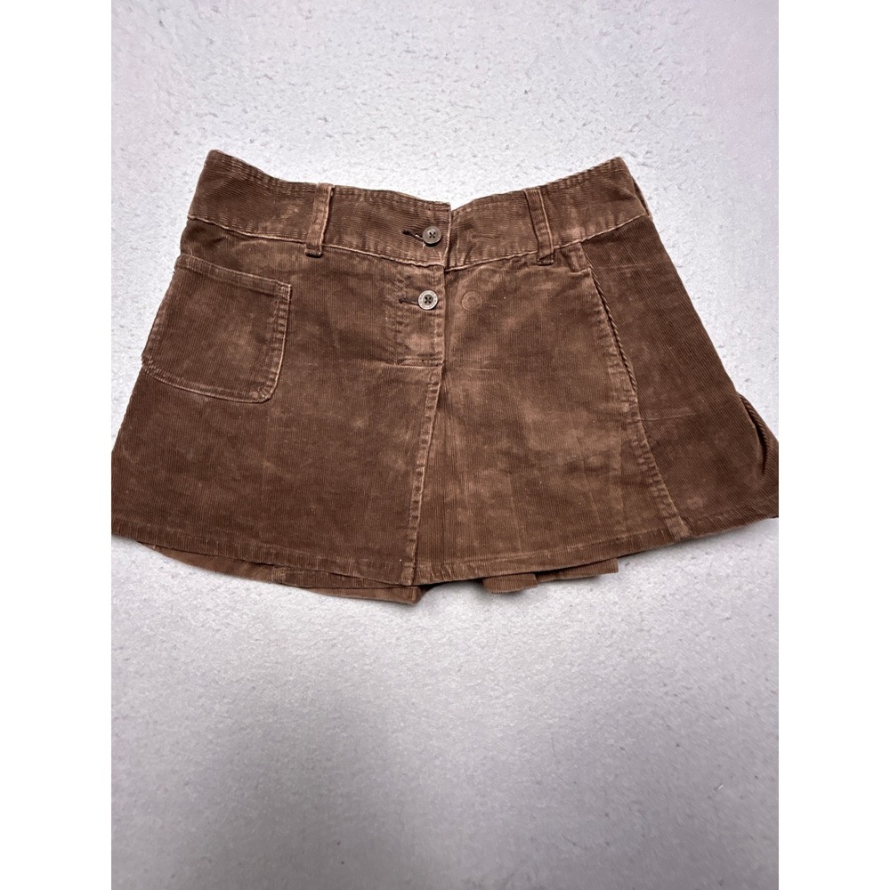 Old Navy Skirt Corduroy Cotton Spandex Brown Size 2 W31 Womens